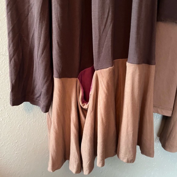 LOGO By Lori Goldstein Multicolor Colorblock Open Knit Cardigan Size 1X Pockets. - Picture 4 of 8